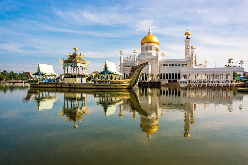 苏丹Omar Ali Saifuddin Mosque，文莱